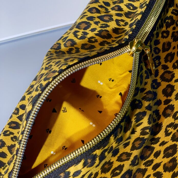 sac banane leopard
